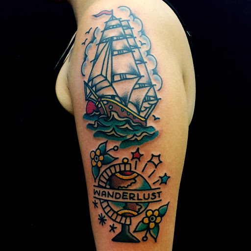 Tattoo Shop «High Seas Tattoo Parlor», reviews and photos, 7522 Melrose Ave, Los Angeles, CA 90046, USA