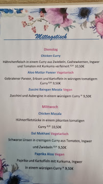 Safran à Albstadt menu