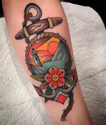 Explore fenrir tattoo ideas, creative tattoo ideas in Lompoc, available at Fortified Tattoo Co.