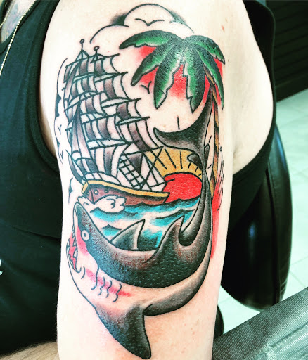 Tattoo Shop «Jet Set Tattoo», reviews and photos, 2522 S Atlantic Ave, Daytona Beach Shores, FL 32118, USA