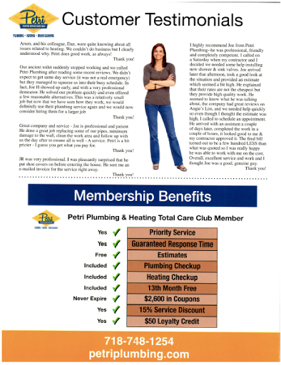 Plumber «Petri Plumbing & Heating, Inc.», reviews and photos, 901 Bay Ridge Ave, Brooklyn, NY 11219, USA