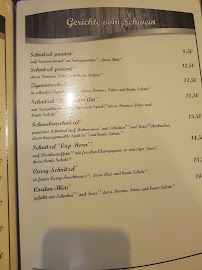 Restaurant Kaminstubb à Wörth am Rhein menu