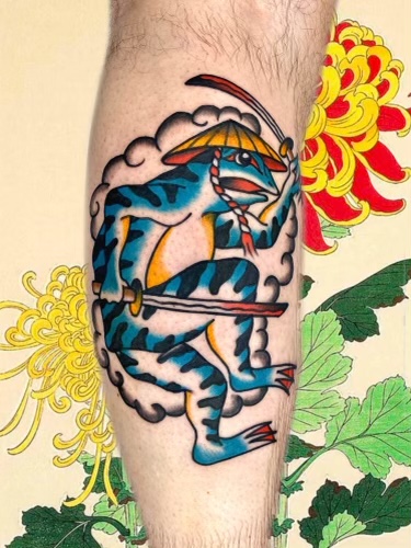 Explore simple thigh tattoo ideas, creative tattoo ideas in Burlington, available at Imperial Tattoo Company