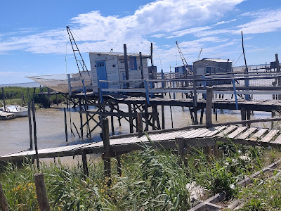 Port et carrelets à Saint-Thomas-de-Conac