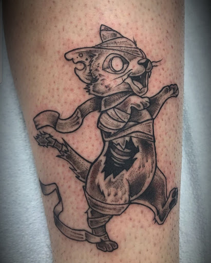 Explore wedding band tattoo ideas for him, creative tattoo ideas in Ambler, available at Tattoo GalaxyAmbler Piercing & Custom Tattoos