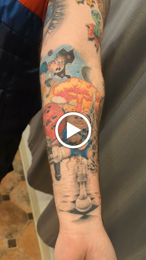 Explore upper arm tattoo ideas for women, creative tattoo ideas in Hebron, available at Explosive Ink Tattoo