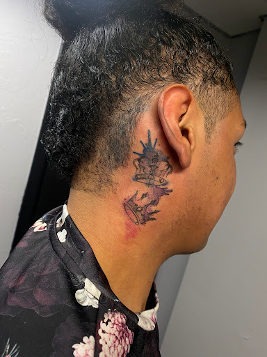 Explore black cat tattoo ideas, creative tattoo ideas in Idaho Falls, available at Sinner Tattoo Studio
