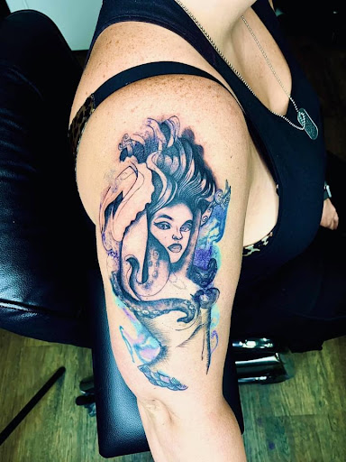 Explore fine line tattoo ideas, creative tattoo ideas in Lake City, available at Crooked Spines Tattoo Studio