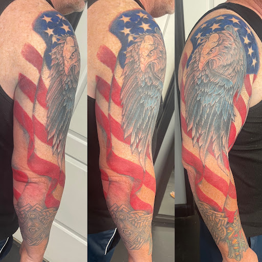 Explore adele tattoo ideas, creative tattoo ideas in Conway, available at Saint Voodoo Tattoo