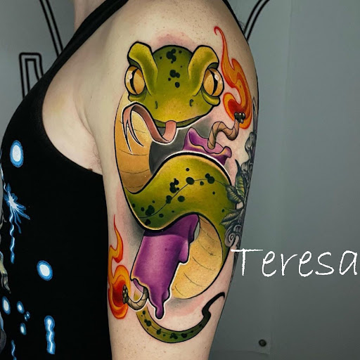 Explore ladies foot tattoo ideas, creative tattoo ideas in Sanford, available at Venom Ink Tattoo