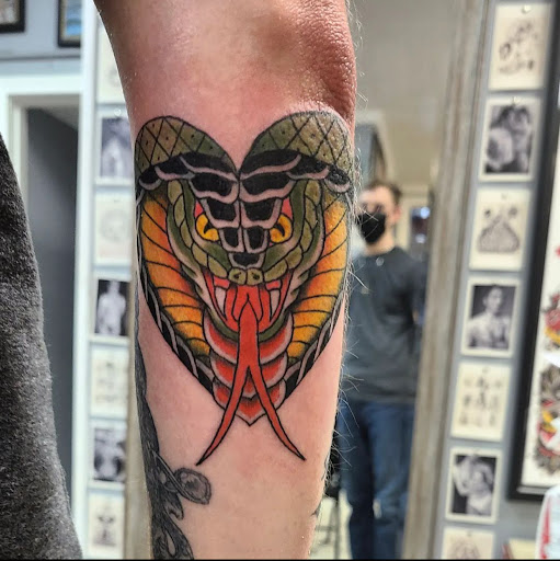 Explore skinny tattoo ideas, creative tattoo ideas in Mobile, available at Old Familiar Tattoo Company