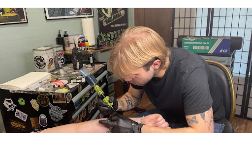 Explore jack o lantern tattoo ideas, creative tattoo ideas in Lakewood, available at War Horse Ink