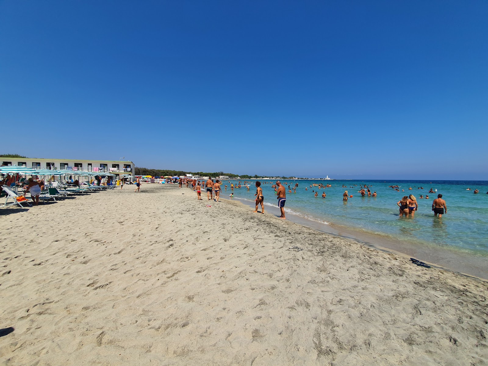 Foto di Lido Verde con una superficie del acqua cristallina