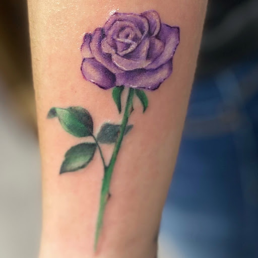 Explore unicorn tattoo ideas, creative tattoo ideas in Vincennes, available at Silver Owl Tattoo