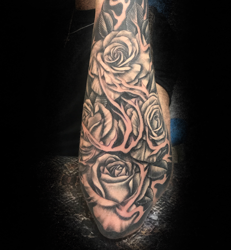 Explore friday 13th tattoo ideas, creative tattoo ideas in Hanover, available at Gypsy Skull Tattoo