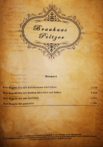 Restaurant allemand Brauhaus Peltzer - Schnitzelparadies à Eschweiler - menu / carte