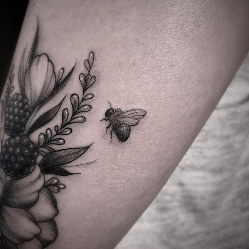 Explore inner ear tattoo ideas, creative tattoo ideas in Long Beach, available at Outer Limits Tattoo