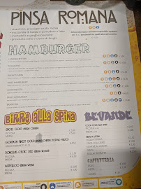 Menu / carte de Sir Gerard à Arezzo