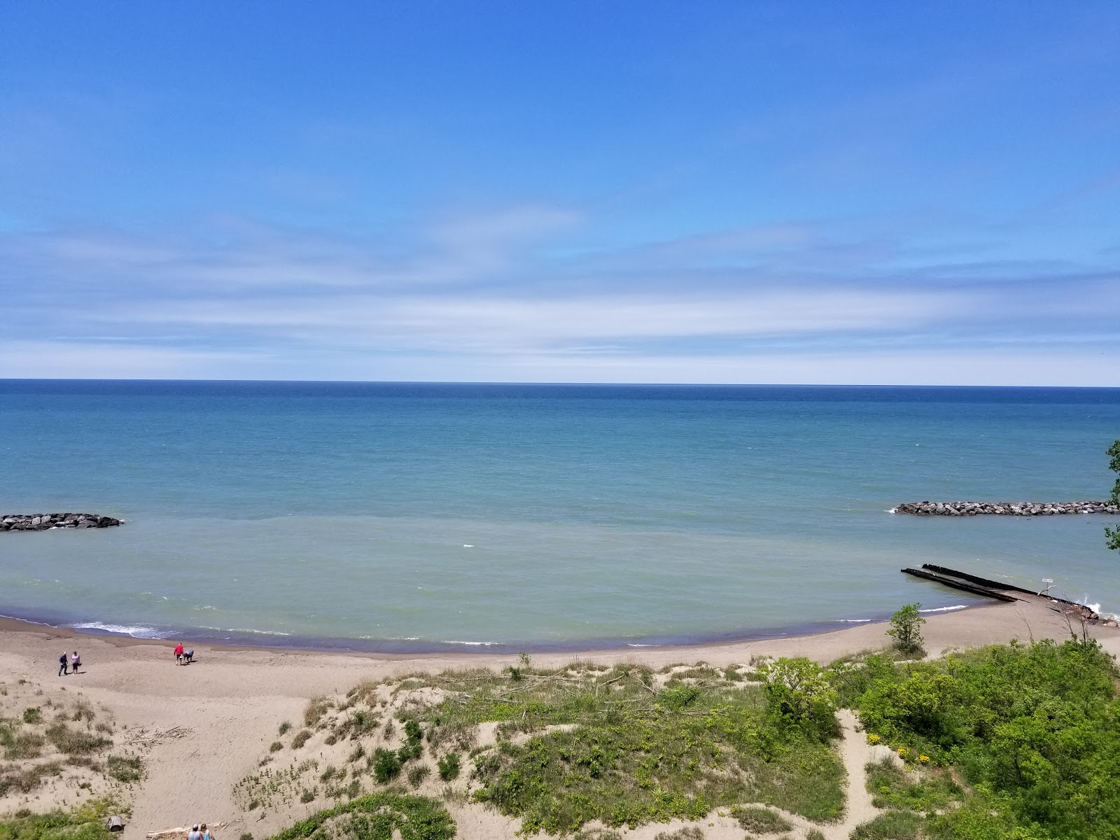 Presque Isle Beach的照片 具有非常干净级别的清洁度