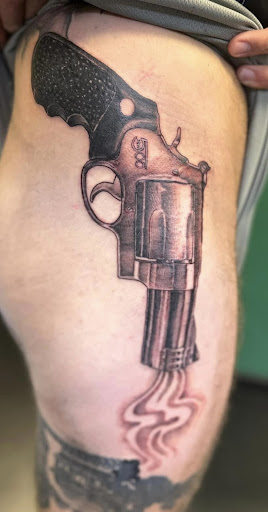 Explore sally tattoo ideas, creative tattoo ideas in Greenville, available at The Gallery Tattoo Greenville