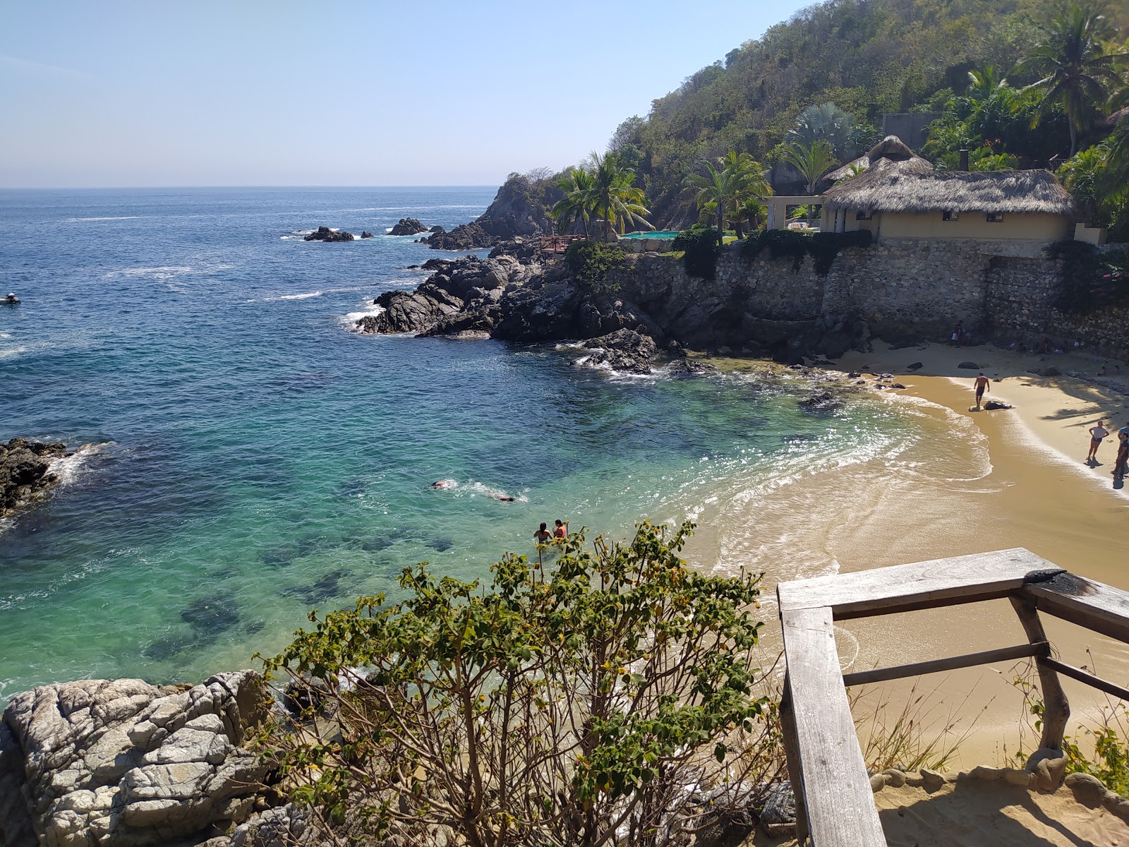 Playa Estacahuite'in fotoğrafı çok temiz temizlik seviyesi ile