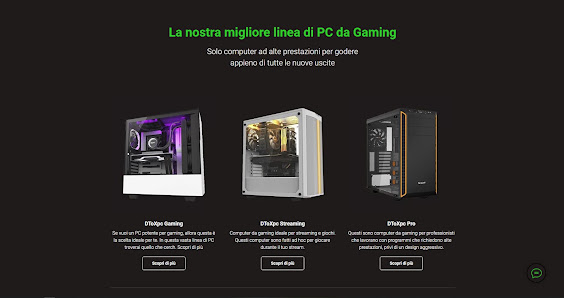PC gaming assemblati - PC esclusivi - computer fissi- DToXpc 