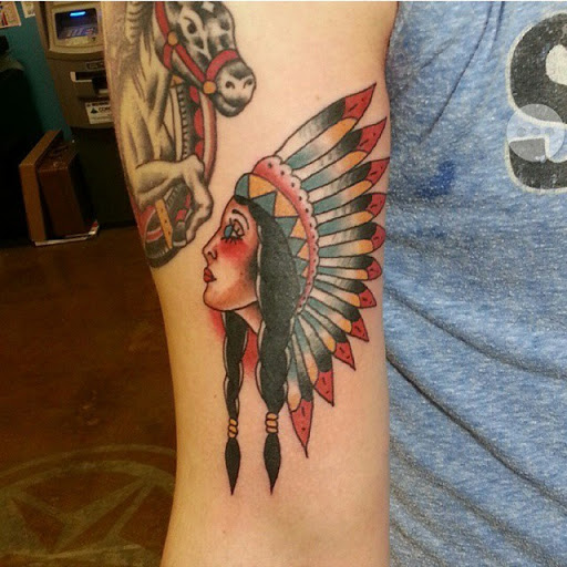 Explore beauty tattoo ideas, creative tattoo ideas in Temple, available at Lucky In Love Tattoo