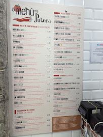Carte du 'A Puteca d' 'a Pizza à Naples