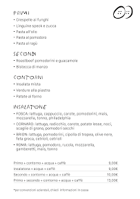 Menu / carte de Ai do'Bottoni à Altivole