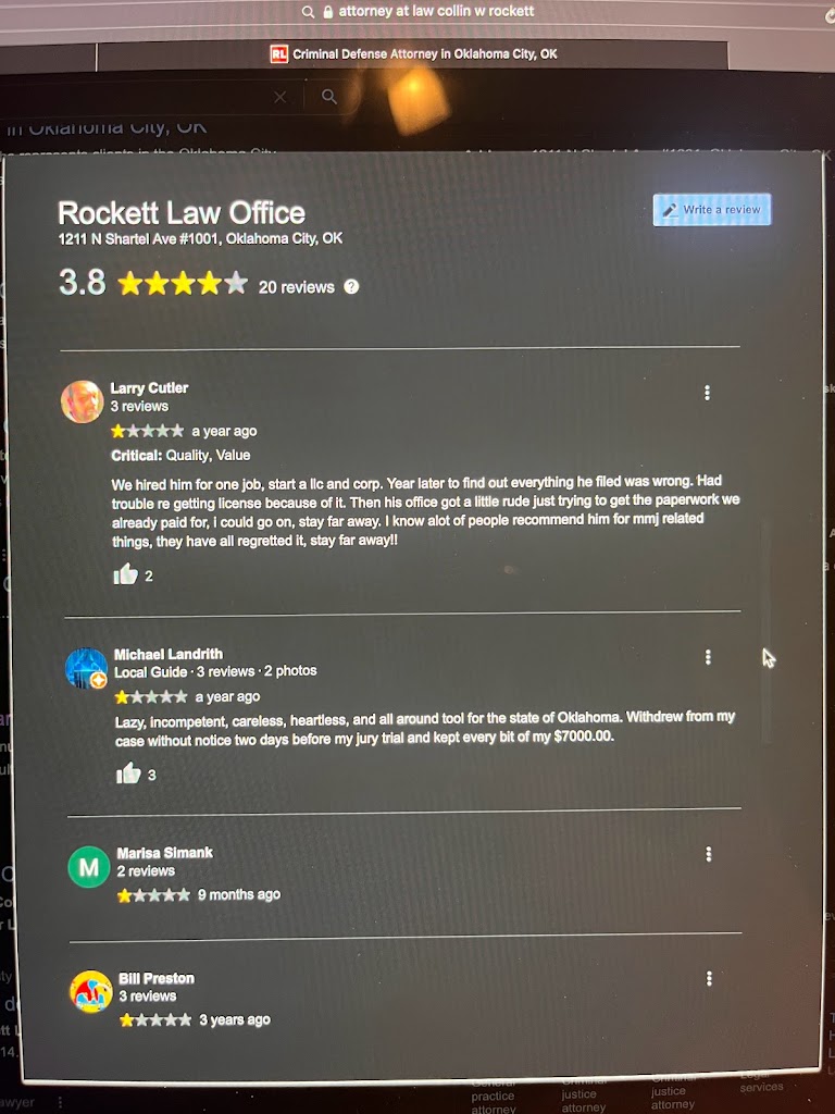 Rockett Law Office 73103