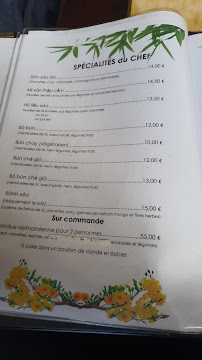 Mien tây à Nantes menu