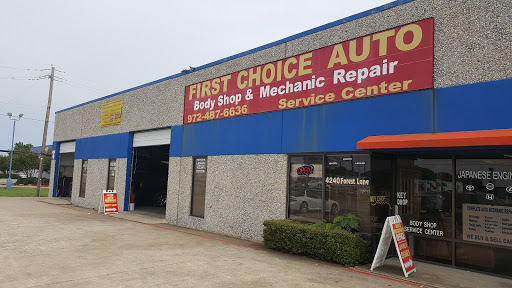 Auto Body Shop «first choice auto», reviews and photos, 4240 Forest Ln, Garland, TX 75042, USA