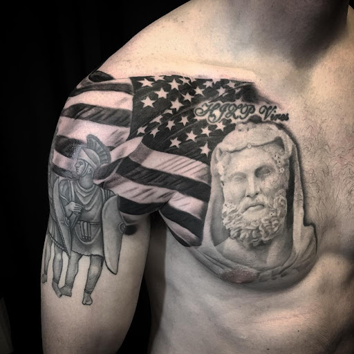 Explore the joker tattoo ideas, creative tattoo ideas in Anaheim, available at Torch Tattoo