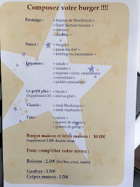 Restaurant Le Glacier à Montbrison (le menu)