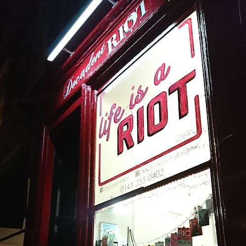 Reviews of Decadent Riot in Glasgow - Shop