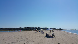 Foto von Ridgevale beach und die siedlung