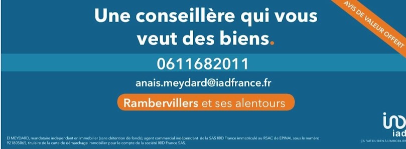 Anaïs Meydard Conseillère en immobilier iad France 