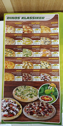 Carte du Dino's Pizza Service Norderstedt à Norderstedt