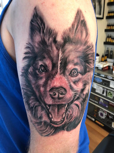 Explore loyalty tattoo ideas, creative tattoo ideas in Worcester, available at Hourglass Ink Tattoo Studio