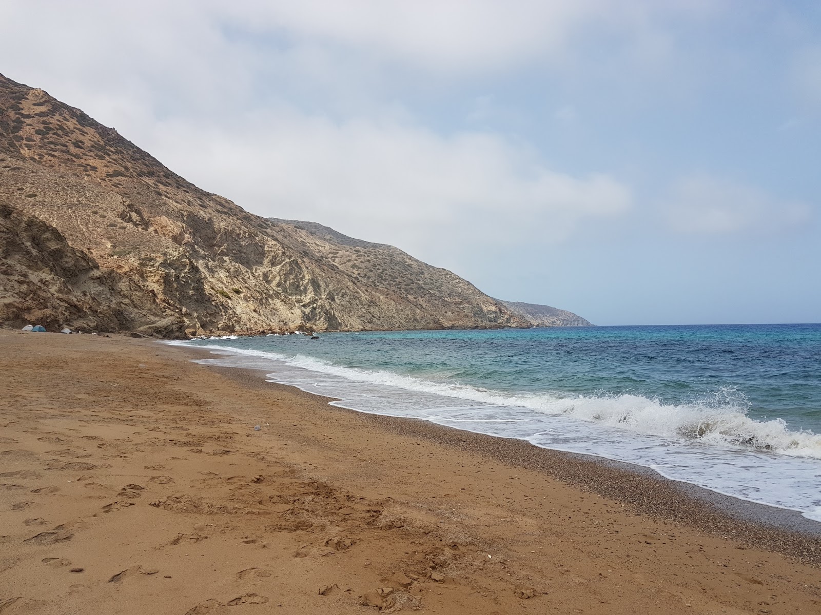 Fotografija Playa Cara Blanca z svetel pesek površino