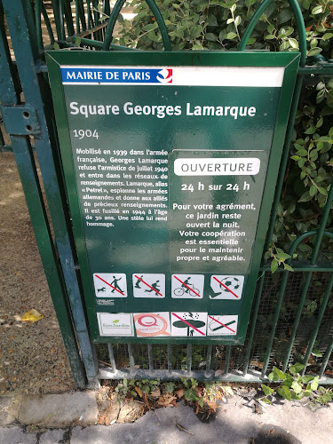attractions Square Georges Lamarque Paris
