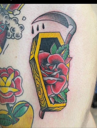 Explore nightmare before christmas tattoo ideas, creative tattoo ideas in Clarksville, available at Dark Raine Tattoo