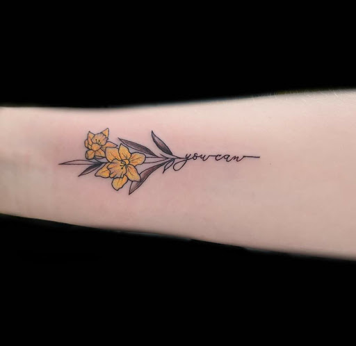 Explore tattoo ideas for men about family, creative tattoo ideas in Seymour, available at Popseys Electric Tattooing Co.