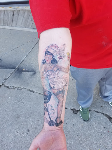 Explore electrical tattoos ideas, creative tattoo ideas in Green Bay, available at Darkside Tattoo By Jesse Skywalker