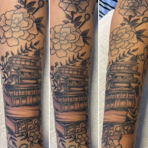 Explore mens forearm sleeve tattoo ideas, creative tattoo ideas in Georgetown, available at Iron Rite Tattoo South