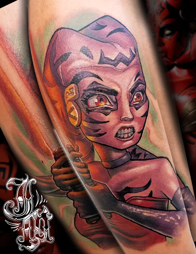 Explore mars attacks tattoo ideas, creative tattoo ideas in Lombard, available at New Hope Tattoo