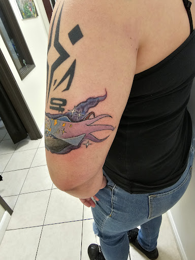 Explore bum tattoo ideas, creative tattoo ideas in San Marcos, available at Locally Famous Tattoo