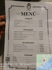 Menu du Le Palme à Atrani