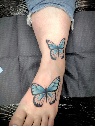 Explore san judas tattoo ideas, creative tattoo ideas in Fort Morgan, available at InkD Out Tattoo & Piercing