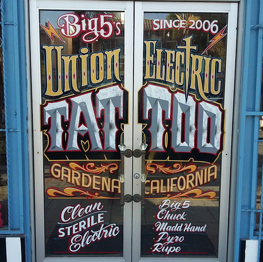 Tattoo Shop «Union Electric Tattoo», reviews and photos, 849 W Gardena Blvd, Gardena, CA 90247, USA